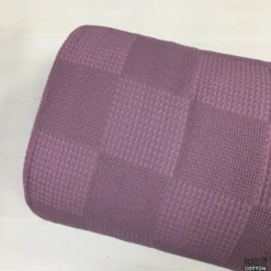 Mürdüm Renk Waffle Pike Kumaşı