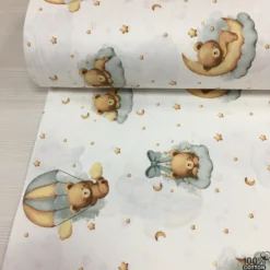 Dreamland Bear %100 Pamuk Nevresimlik Poplin Kumaş - Görsel 4
