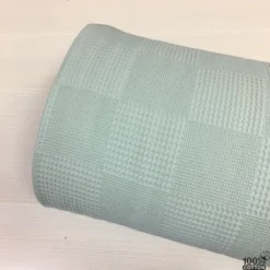 Mint Renk Waffle Pike Kumaşı