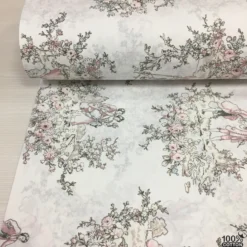 Victorian Grace %100 Pamuk Nevresimlik Poplin Kumaş - Görsel 2