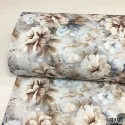 Blush Bouquet %100 Pamuk Dijital Baskı Poplin Kumaş