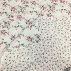 Rosella&Rosary Desenli %100 Pamuk Kapitone Kumaş