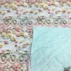 Pastel Journey Desenli %100 Pamuk Dijital Baskı Kapitone Kumaş