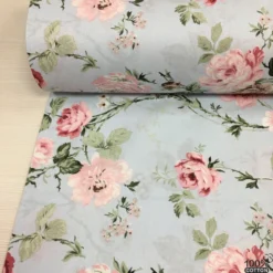 Ash Rose %100 Pamuk Nevresimlik Poplin Kumaş - Görsel 3
