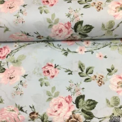 Ash Rose %100 Pamuk Nevresimlik Poplin Kumaş - Görsel 2