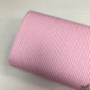 Pembe Renk Çizgi Desenli Poplin Kumaş