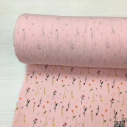 Baskılı Çift Kat Müslin Kumaş