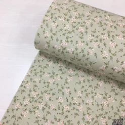 Gentle Bloom %100 Pamuk Poplin Kumaş - Görsel 3