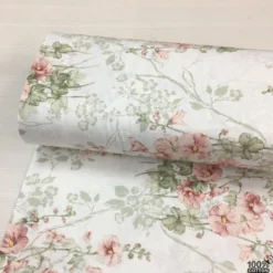 Mauve Blossom %100 Pamuk Poplin Kumaş