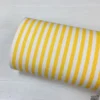 Sarı Renk Çizgi Desen Poplin Kumaş ( 1 Cm )