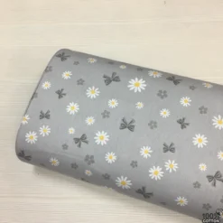 Daisy Bloom Bow %100 Pamuk Nevresimlik Poplin Kumaş - Görsel 6