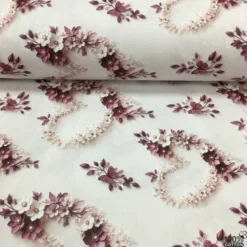 Velvet Blossom %100 Pamuk Dijital Baskı Poplin Kumaş - Görsel 2