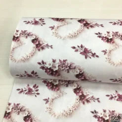 Velvet Blossom %100 Pamuk Dijital Baskı Poplin Kumaş