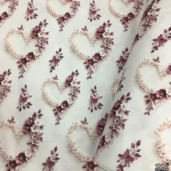 Velvet Blossom %100 Pamuk Dijital Baskı Poplin Kumaş - Görsel 5