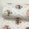 Floral & Damask %100 Pamuk Dijital Baskı Poplin Kumaş