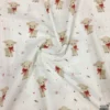 Mini Kuzular Desen %100 Pamuk Müslin Kumaş