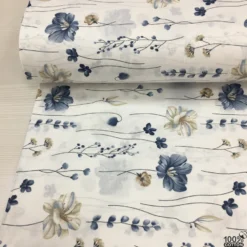 Antique Bloom %100 Pamuk Nevresimlik Poplin Kumaş - Görsel 4