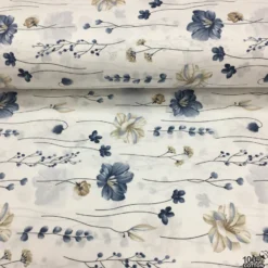 Antique Bloom %100 Pamuk Nevresimlik Poplin Kumaş - Görsel 3