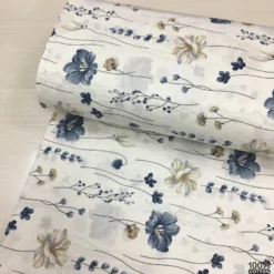 Antique Bloom %100 Pamuk Nevresimlik Poplin Kumaş - Görsel 2