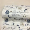 Antique Bloom %100 Pamuk Nevresimlik Poplin Kumaş