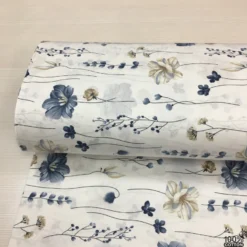Antique Bloom %100 Pamuk Nevresimlik Poplin Kumaş