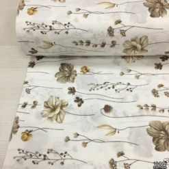 Antique Bloom %100 Pamuk Nevresimlik Poplin Kumaş - Görsel 4