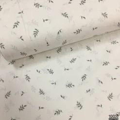 Mellow Leaf %100 Pamuk Nevresimlik Poplin Kumaş