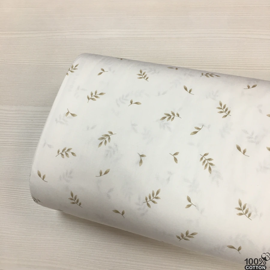 Mellow Leaf %100 Pamuk Nevresimlik Poplin Kumaş - Görsel 5