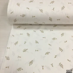 Mellow Leaf %100 Pamuk Nevresimlik Poplin Kumaş - Görsel 3