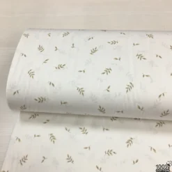 Mellow Leaf %100 Pamuk Nevresimlik Poplin Kumaş - Görsel 4