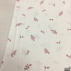 Mellow Leaf %100 Pamuk Nevresimlik Poplin Kumaş - Görsel 3