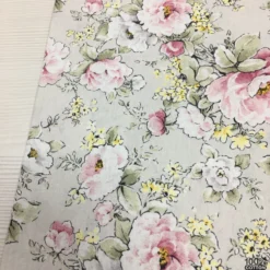Cottage Roses %100 Pamuk Nevresimlik Poplin Kumaş - Görsel 3
