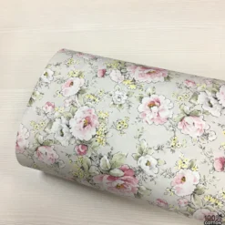 Cottage Roses %100 Pamuk Nevresimlik Poplin Kumaş - Görsel 5