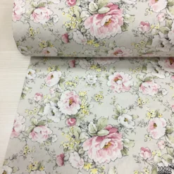 Cottage Roses %100 Pamuk Nevresimlik Poplin Kumaş