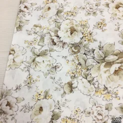 Cottage Roses %100 Pamuk Nevresimlik Poplin Kumaş - Görsel 4