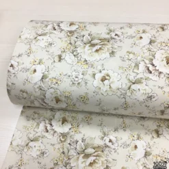Cottage Roses %100 Pamuk Nevresimlik Poplin Kumaş - Görsel 3