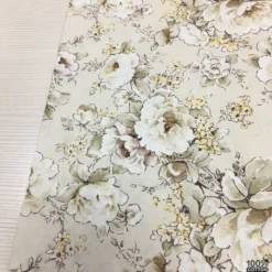 Cottage Roses %100 Pamuk Nevresimlik Poplin Kumaş - Görsel 2