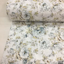 Cottage Roses %100 Pamuk Nevresimlik Poplin Kumaş
