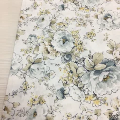 Cottage Roses %100 Pamuk Nevresimlik Poplin Kumaş - Görsel 3