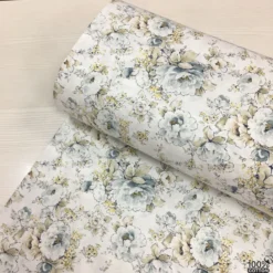 Cottage Roses %100 Pamuk Nevresimlik Poplin Kumaş - Görsel 2