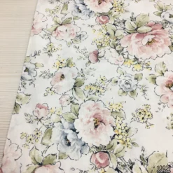 Cottage Roses %100 Pamuk Nevresimlik Poplin Kumaş - Görsel 3