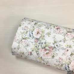 Cottage Roses %100 Pamuk Nevresimlik Poplin Kumaş - Görsel 4