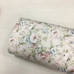 Cottage Roses %100 Pamuk Nevresimlik Poplin Kumaş - Görsel 5
