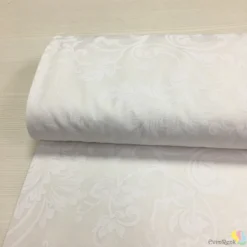 Jakarlı Kendinden Desenli Çok Amaçlı Keten Kumaş - Görsel 2