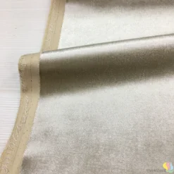 Sedefli Bej Renk Döşemelik Kadife Kumaş