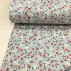 Gentle Bloom %100 Pamuk Poplin Kumaş - Görsel 3