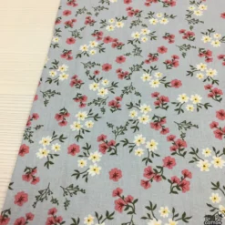 Gentle Bloom %100 Pamuk Poplin Kumaş - Görsel 4