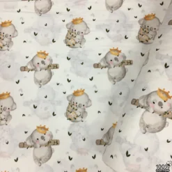 Sevimli Koala %100 Pamuk Nevresimlik Poplin Kumaş - Görsel 4