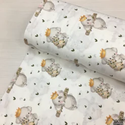 Sevimli Koala %100 Pamuk Nevresimlik Poplin Kumaş - Görsel 2