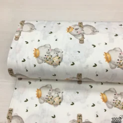 Sevimli Koala %100 Pamuk Nevresimlik Poplin Kumaş